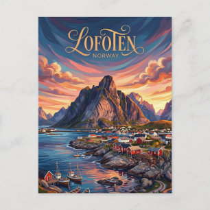 Carte Postale Îles Lofoten Norvège
