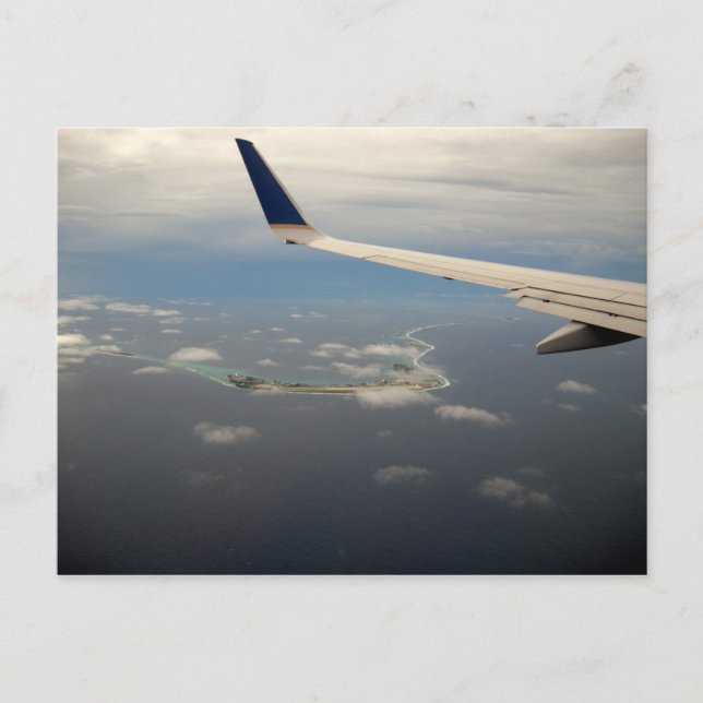 Carte Postale Îles Marshall - Atoll de Kwajalein (Devant)