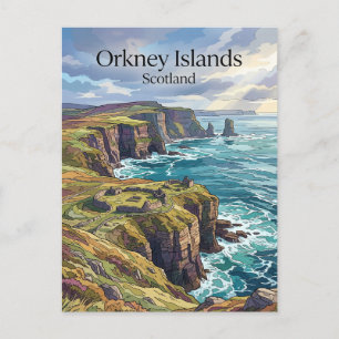 Carte Postale Îles Orcades Écosse