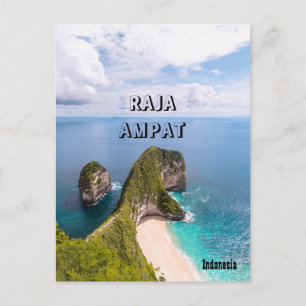 Carte postale Îles Raja Ampat, Indonésie