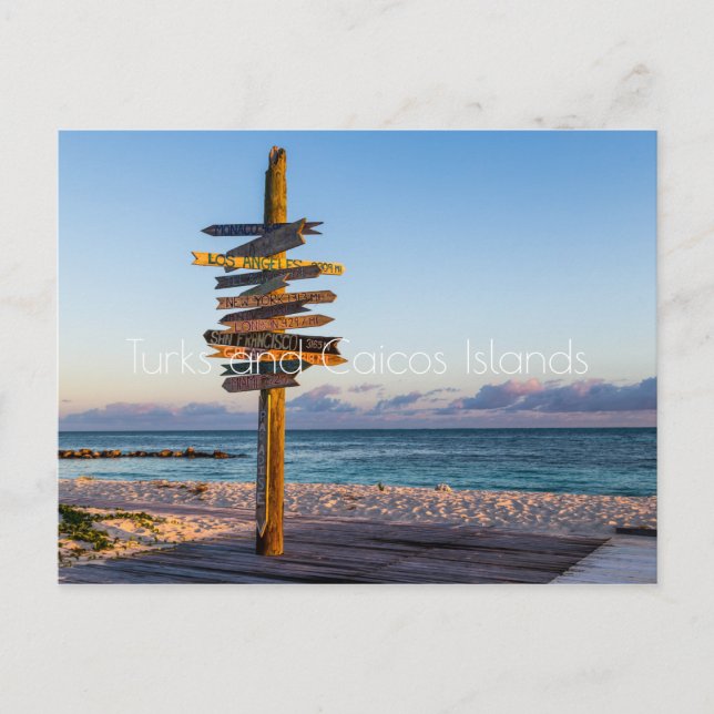 Carte Postale Îles Turques et Caïques (Devant)