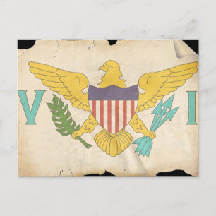 CARTE POSTALE ÎLES VIERGES AMÉRICAINES