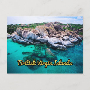 Carte Postale Îles Vierges britanniques Les bains