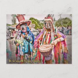 Carte Postale Îles Vierges St. Croix VI Masquers Caraïbes