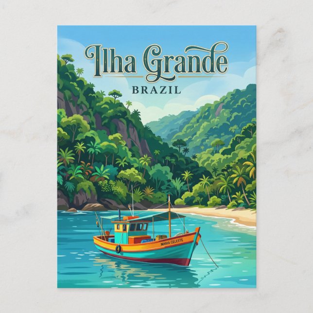 Carte Postale Ilha Grande Brésil (Devant)