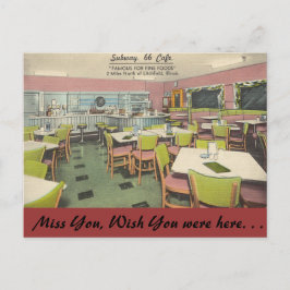 Carte Postale Illinois, Métro 66 Café, Litchfield