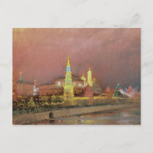 Carte Postale Illumination au Kremlin, 1896