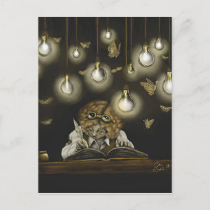 Carte Postale "Illumination" collectible postcard