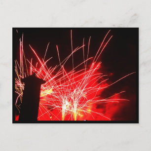 Carte Postale Illuminations Feux d'artifice