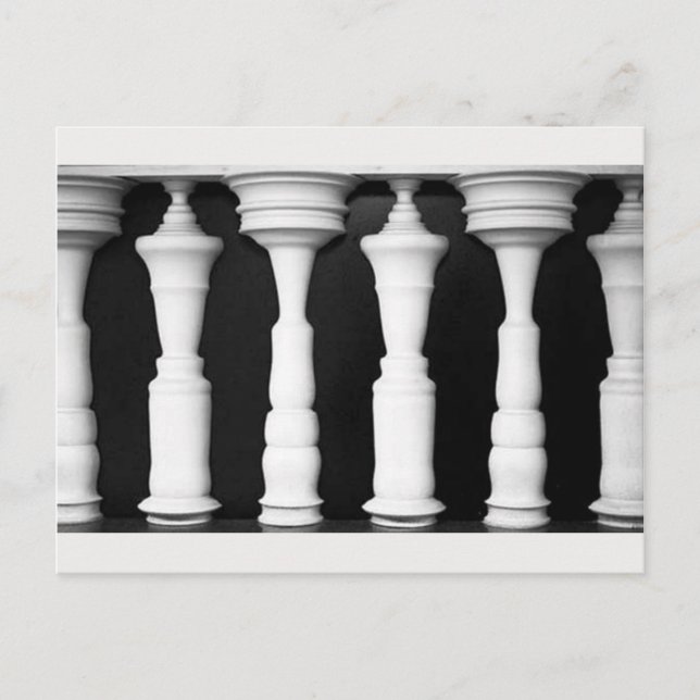 CARTE POSTALE ILLUSION OPTIQUE #101 (Devant)