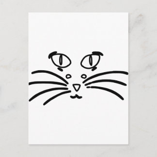 Carte Postale Illusion optique de chat ou de souris