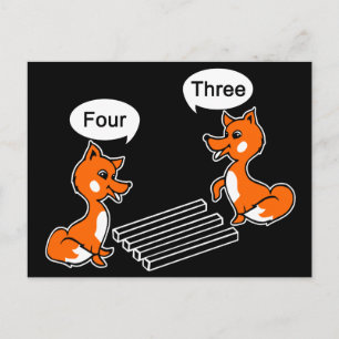 Carte Postale Illusion optique noir