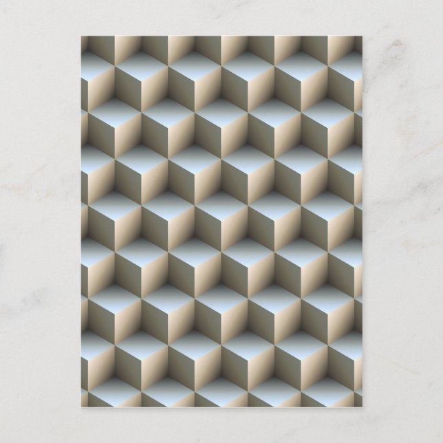 Carte Postale Illusions d'optique (Devant)