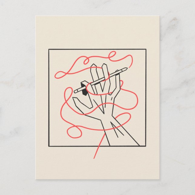 Carte Postale Illustrateur à bande (Devant)