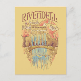 Carte Postale Illustration aquarelle de la Communauté de RIVENDE