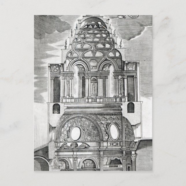 Carte Postale Illustration architecturale (Devant)