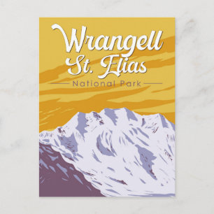 Carte Postale Illustration artistique du parc national de Wrange