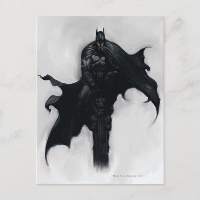 Carte Postale Illustration Batman (Devant)