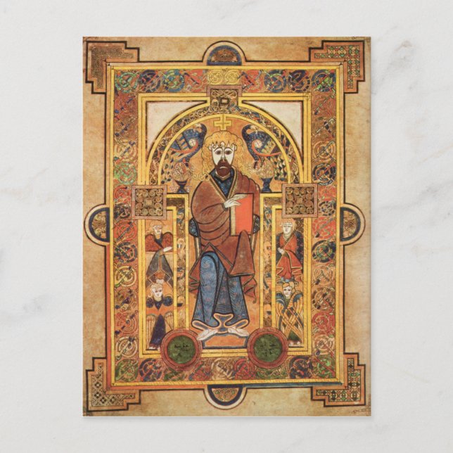 Carte Postale Illustration celtique médiévale, IXe siècle (Devant)