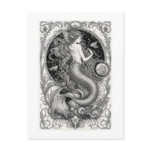 Illustration complexe de sirène