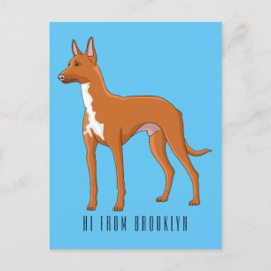 Carte Postale Illustration de chien de chien de chien de chien d