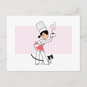 Carte Postale Illustration de Little Chef sur
