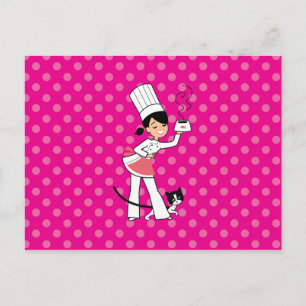 Carte Postale Illustration de Little Chef sur