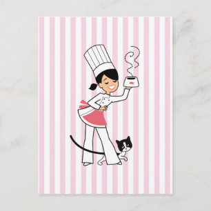 Carte Postale Illustration de Little Chef sur