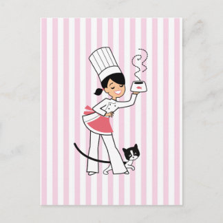 Carte Postale Illustration de Little Chef sur