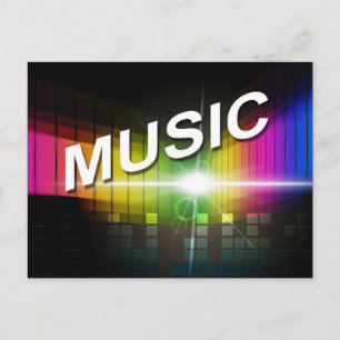 Carte postale Illustration de musique