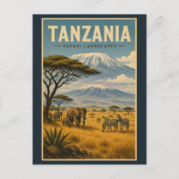Illustration de voyage de zèbre de safari en Tanza