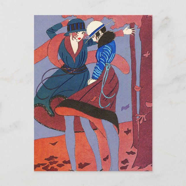 Carte Postale Illustration Déco (Devant)