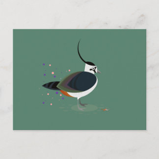 Carte Postale Illustration d'oiseau - Couleurs d'automne