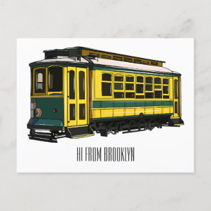 Carte Postale Illustration du chariot Mata