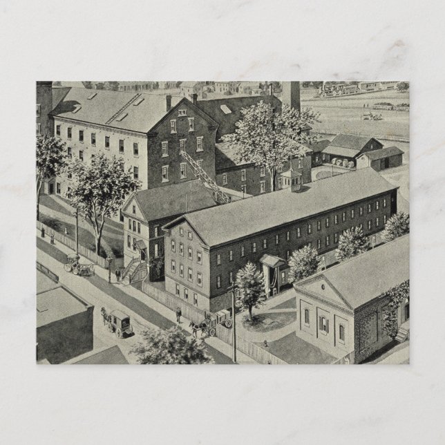 Carte Postale Illustration du Connecticut de Plainville (Devant)