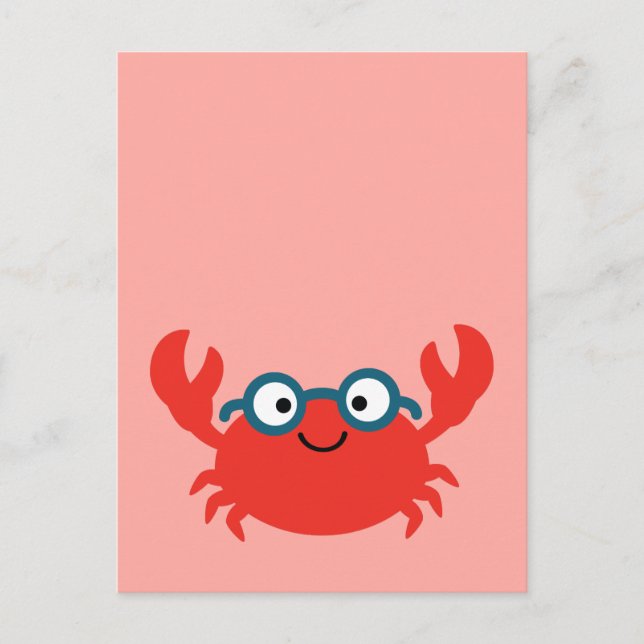 Carte Postale Illustration du crabe de Specky (Devant)