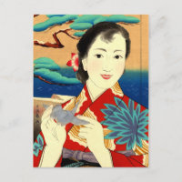 Illustration japonaise de Geisha