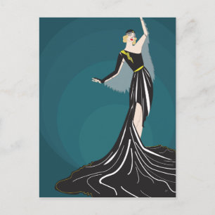 Carte Postale Illustration modèle des années 1920