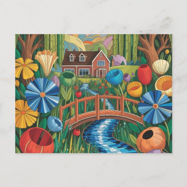 Carte postale ILLUSTRATION NAÏVE (Devant)