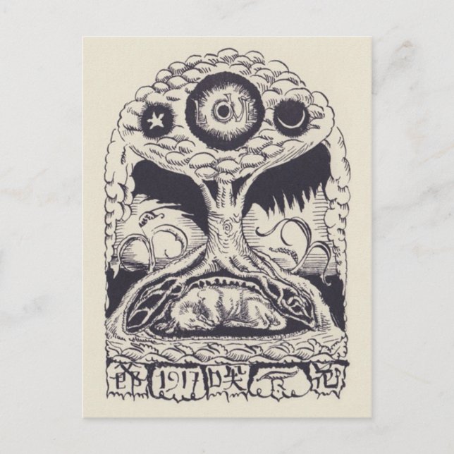 Carte postale Illustration vintage (Devant)