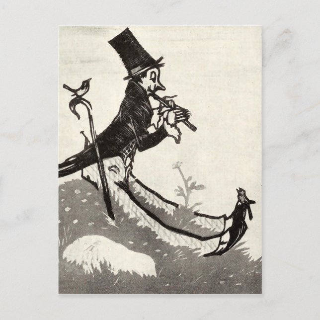 Carte postale Illustration vintage (Devant)