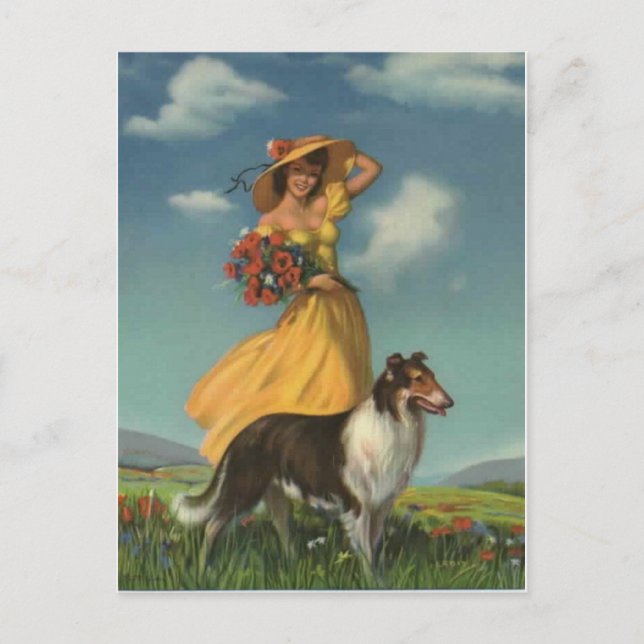 Carte postale Illustration vintage (Devant)