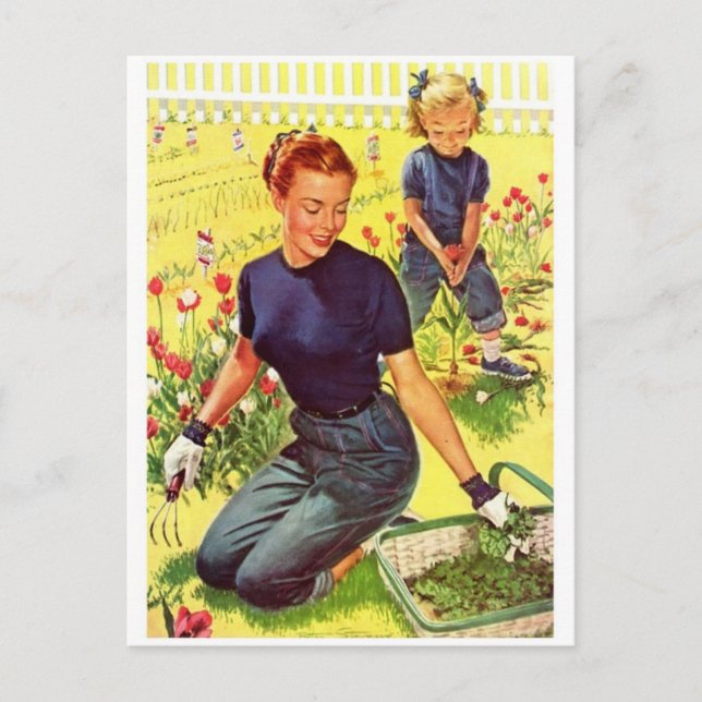 Carte postale Illustration vintage (Devant)