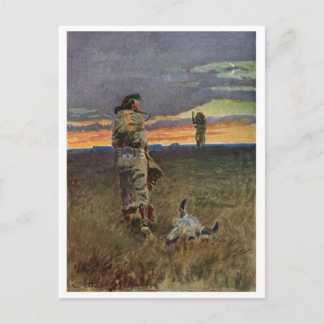 Carte postale Illustration vintage (Devant)