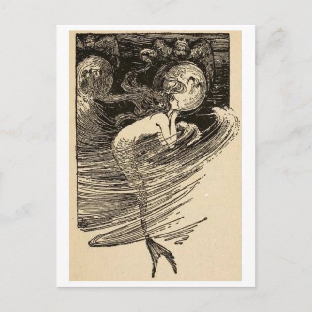 Carte postale Illustration vintage (Devant)