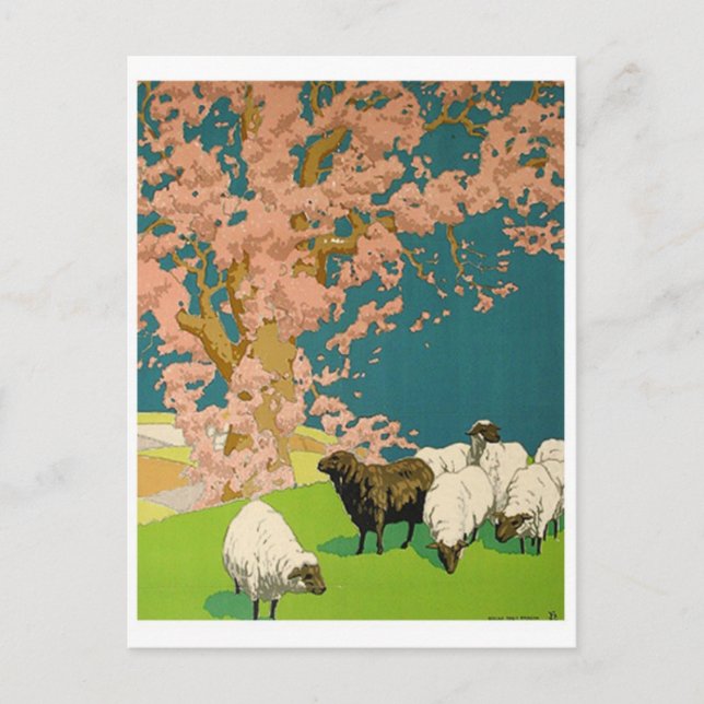 Carte postale Illustration vintage (Devant)