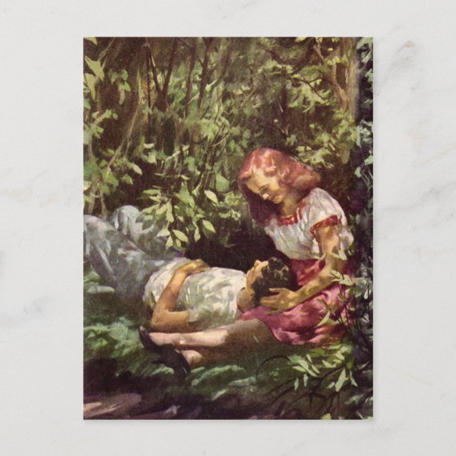 Carte postale Illustration vintage (Devant)