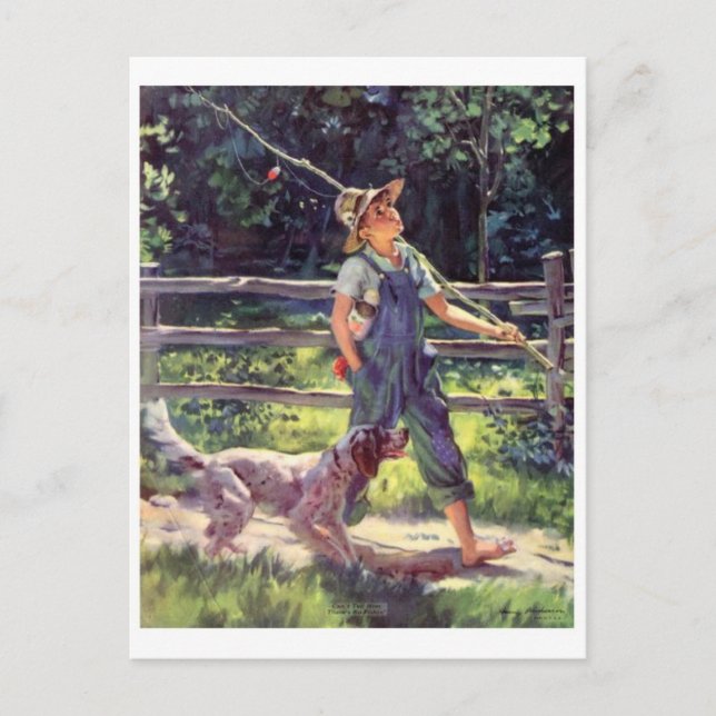 Carte postale Illustration vintage (Devant)