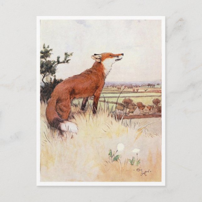 Carte postale Illustration vintage (Devant)