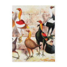 Illustration Vintage "Game Bantams"